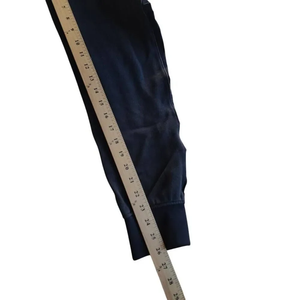 Lululemon womens Sz 4 wash black high Rise Scuba jogger pants
